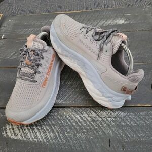 New Balance Light Gray and Peach Athletic Shoes